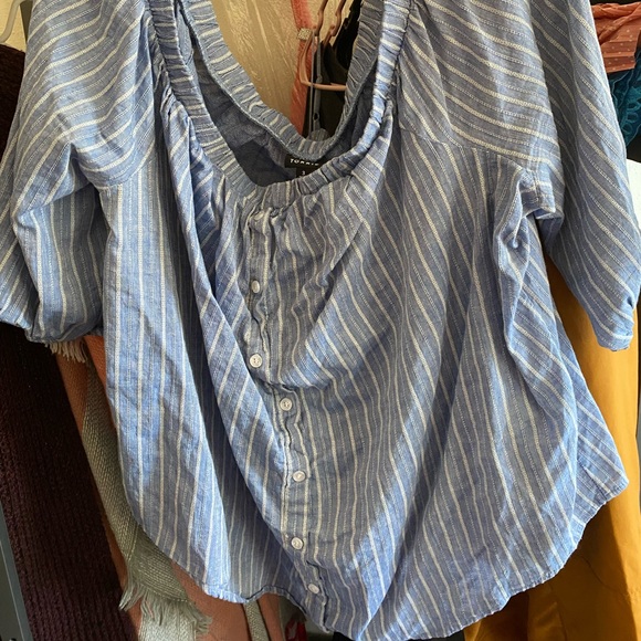 Torrid Off Shoulder Blouse - Picture 1 of 4